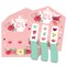 Big Dot of Happiness Floral Let's Par-Tea - Garden Tea Party Game Pickle Cards - Pull Tabs 3-in-a-Row - Set of 12
